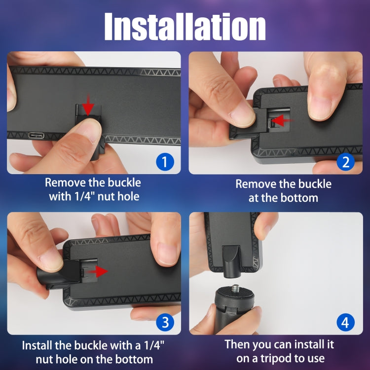 LUXCeO WS66 USB LED Live Video Light 2500K-9000K Bi-color Laptop Conference Fill Light, WS66