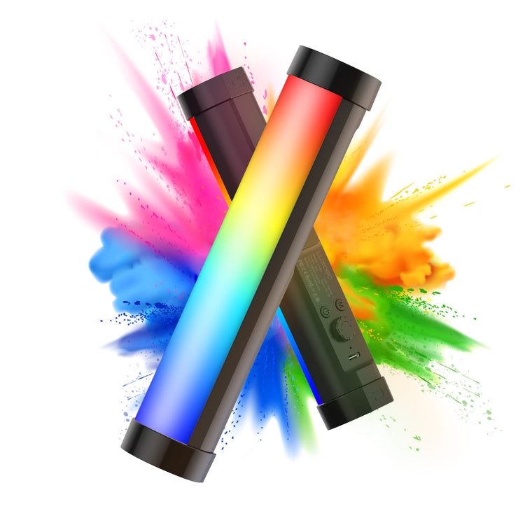 LUXCeO P100 RGB Photo Video Light Stick Handheld Fill Light with Remote Control & Grid Softbox, P100+Grid Softbox