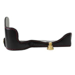 1/4 inch Thread PU Leather Camera Half Case Base for Sony ILCE-A6500 / A6500, For Sony ILCE-A6500 / A6500