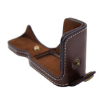 1/4 inch Thread PU Leather Camera Half Case Base for Canon EOS M100, For Canon EOS M100