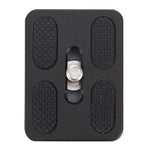 Fittest PU-50 Universal Aluminium Alloy Quick Release Plate with Rubber Cushion, PU-50