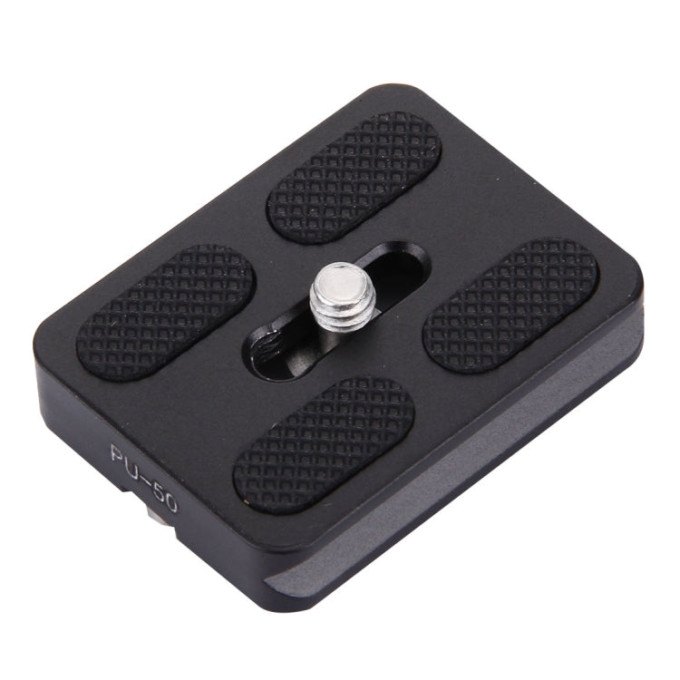 Fittest PU-50 Universal Aluminium Alloy Quick Release Plate with Rubber Cushion, PU-50