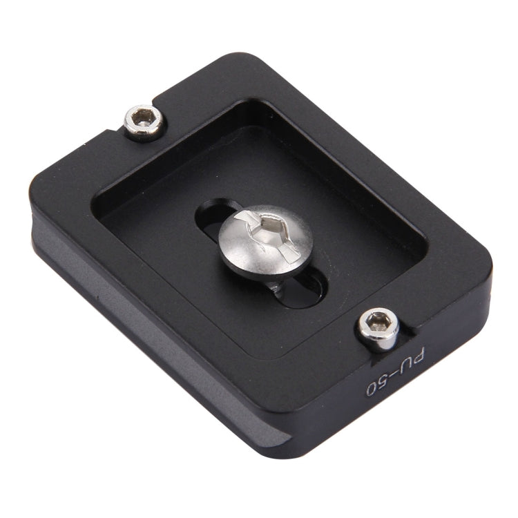 Fittest PU-50 Universal Aluminium Alloy Quick Release Plate with Rubber Cushion, PU-50
