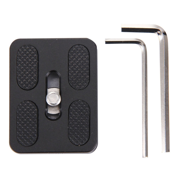 Fittest PU-50 Universal Aluminium Alloy Quick Release Plate with Rubber Cushion, PU-50