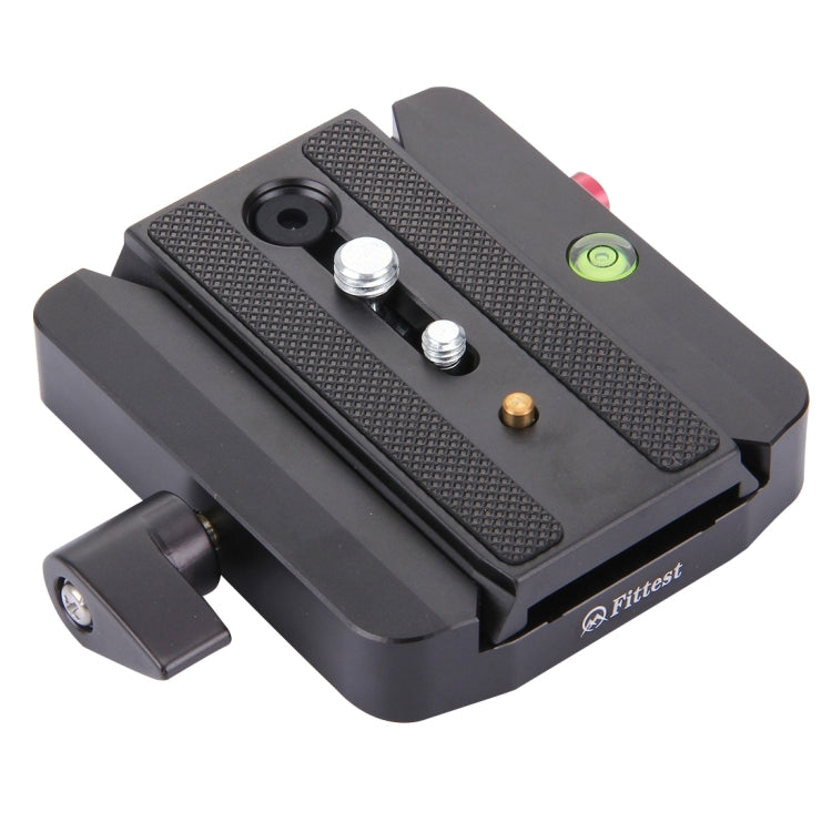 Fittest FC-501 Quick Release Assembly Aluminium Alloy Clamp Adapter with Quick Release Sliding Plate for Manfrotto Tripod 577 Replacement, FC-501