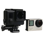 For GoPro HERO4 ABS Skeleton Housing Protective Case Cover with Buckle Basic Mount & Lead Screw, HERO4