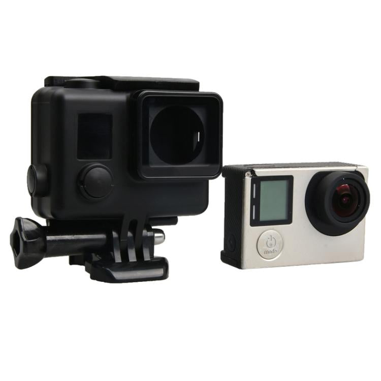 For GoPro HERO4 ABS Skeleton Housing Protective Case Cover with Buckle Basic Mount & Lead Screw, HERO4