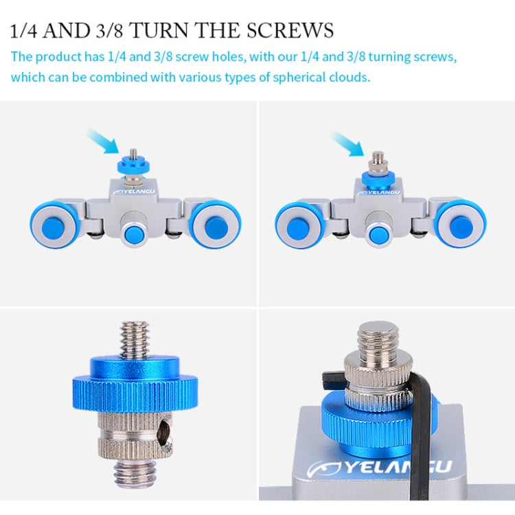 YELANGU L3 Camera Wheels Autodolly Electric Track Slider Car, Load: 6kg, Autodolly L3