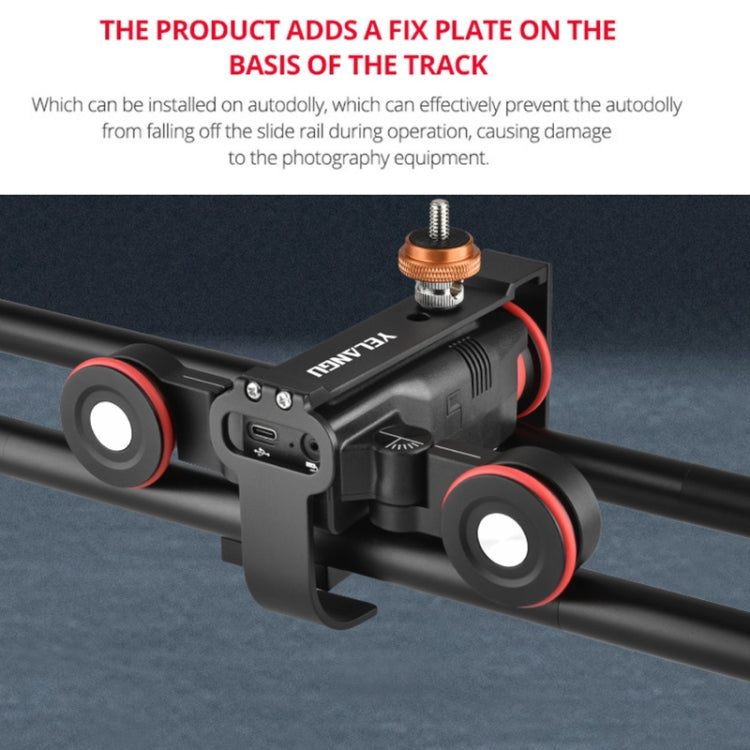 YELANGU L50E 60cm Splicing Camera Slider Dolly Rail + L5i Dolly Car