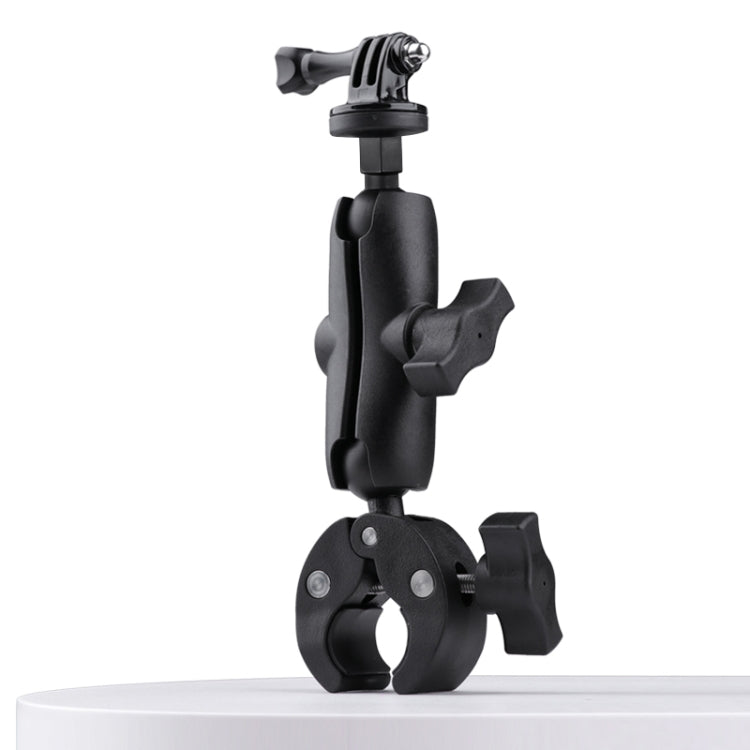 Extended Version 360 Rotation Adjustable Action Camera Bike Motorcycle Handlebar Holder, Extended Version