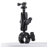 Extended Version 360 Rotation Adjustable Action Camera Bike Motorcycle Handlebar Holder, Extended Version