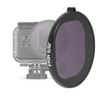 فلتر عدسة JSR بغطاء دائري ND64 لكاميرا GoPro HERO8 Black، عدسة ND64