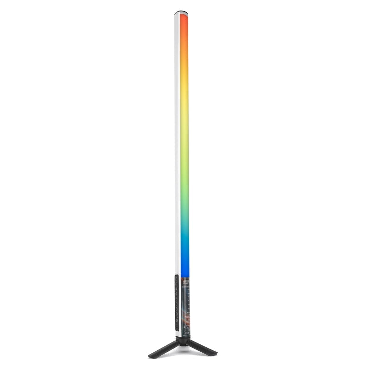 LUXCeO Mood1 85cm RGB Colorful Atmosphere Rhythm LED Stick Handheld Video Photo Fill Light with Tripod, 85cm with Tripod