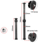 BEXIN P262C 235mm-396mm Tripod Extension Pole Carbon Fiber Center Column Tripod Extender, P262C