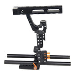 YELANGU YLG0904A Handle Video Camera Cage Stabilizer for Panasonic Lumix DMC-GH4 / Sony A7 & A7S & A7R & A7RII & A7SII