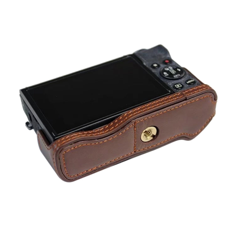 1/4 inch Thread PU Leather Camera Half Case Base for Canon G7 X Mark III / G7 X3, For Canon G7 X Mark III / G7 X3, For Canon G7 X Mark III