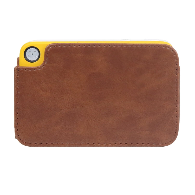For Kodak PRINTOMATIC Full Body Camera PU Leather Case Bag with Strap, For Kodak PRINTOMATIC