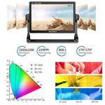 FEELWORLD LUT11S 10.1 inch Ultra High Bright 2000nit Touch Screen DSLR Camera Field Monitor, 3G-SDI 4K HDMI Input Output 1920 x 1200 IPS Panel, LUT11S