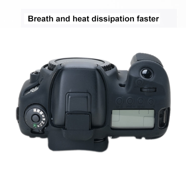 For Canon EOS 7D Mark II Soft Silicone Protective Case, For Canon EOS 7D Mark II