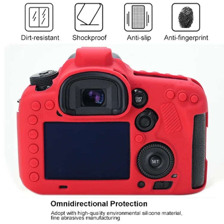 غطاء حماية سيليكون ناعم لجهاز Canon EOS 7D Mark II، لجهاز Canon EOS 7D Mark II