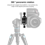 BEXIN QJ-08 Panoramic Rotary Quick Release Clamp Base Tripod Mount, QJ-08