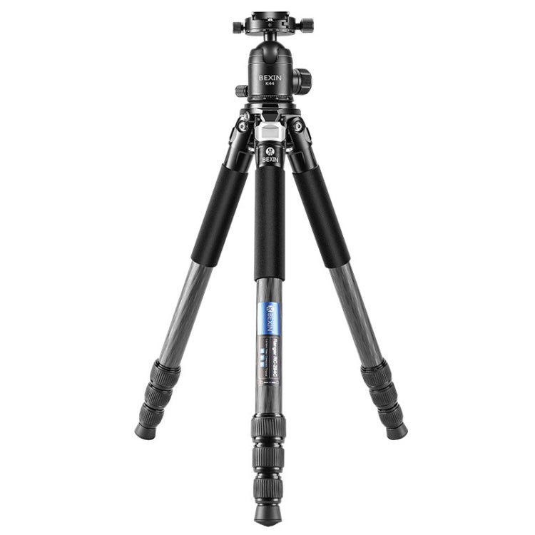 BEXIN RC294 Portable Collapsible Carbon Fiber Camera Tripod with K44 Panoramic BallHead, RC294+K44
