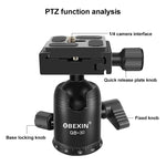 BEIXIN QB-30  360 Degree Rotation Panorama Metal Ball Head with Quick Release Plate, QB-30