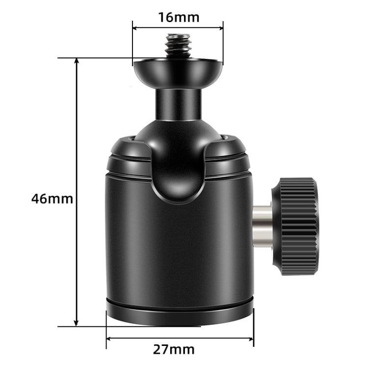 BEXIN K18A Mini 360 Degree Rotation Panoramic Metal Ball Head, K18A