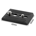 BEXIN S60PL Metal Quick Release Plate for Sachtler Gimbals, S60PL