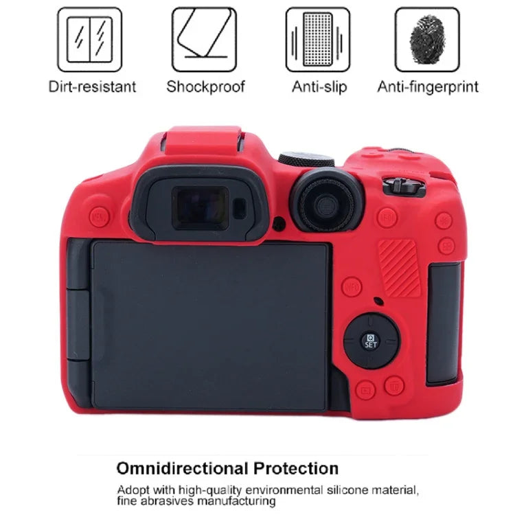 غطاء حماية ناعم من السيليكون لكاميرا Canon EOS R7، لكاميرا Canon EOS R7
