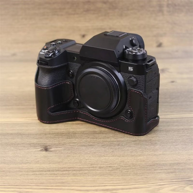 Halbtasche aus PU-Leder mit 1/4-Zoll-Gewinde für Fujifilm XH2S