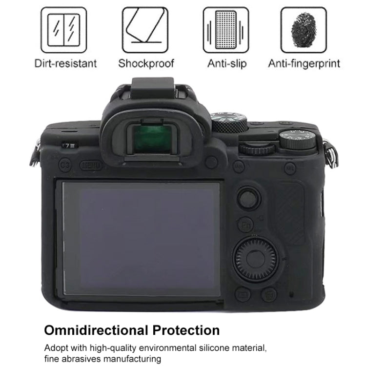 For Sony  A7S III / A7S3 Soft Silicone Protective Case, For Sony A7S III / A7S3