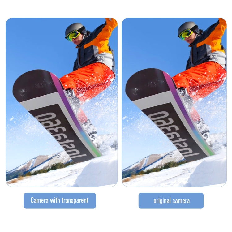 For Insta360 X3 STARTRC No Disassembly Transparent Lens Protection Cover, For Insta360 X3