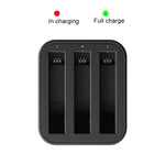 For Insta360 X3 / One X2 Tri-Slot Batteries Fast Charger, For Insta360 X3 / One X2 Tri-Slot Batteries