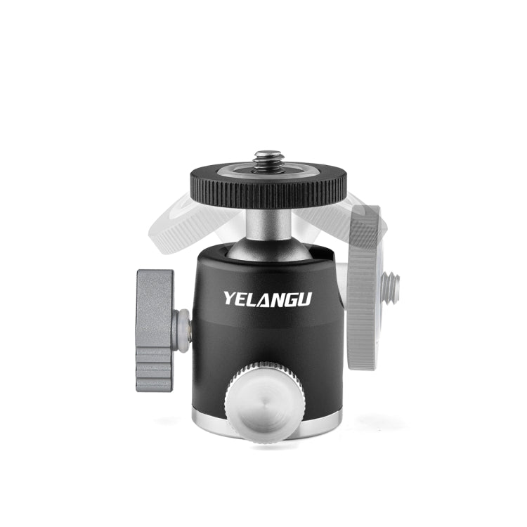 YELANGU LW-A01 Panoramic Metal Tripod Ball Head Adapter, LW-A01