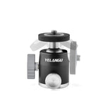 YELANGU LW-A01 Panoramic Metal Tripod Ball Head Adapter, LW-A01