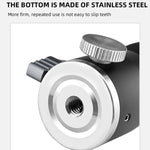 YELANGU LW-A01 Panoramic Metal Tripod Ball Head Adapter, LW-A01