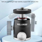 YELANGU LW-A01 Panoramic Metal Tripod Ball Head Adapter, LW-A01