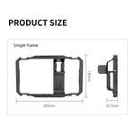 YELANGU LW-B01-1 Vlogging Live Broadcast Smartphone Video Rig Metal Cage, LW-B01-1