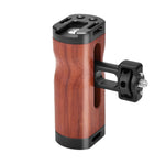 YELANGU LW-B01-2 Side Wooden Handle Handgrip with Cold Shoe for LW-B01 Camera Cage, LW-B01-2