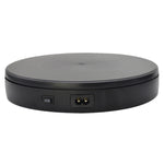 22cm Electric Rotating Turntable Display Stand Live Video Shooting Props Turntable Jewelry Shoes Display Platform, EU Plug, 22cm