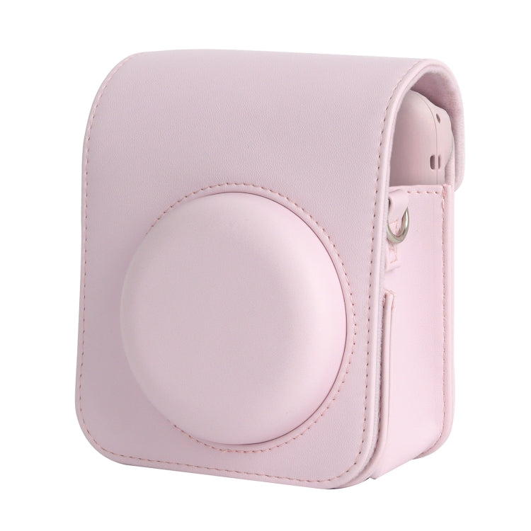 For FUJIFILM instax mini 12 Full Body Leather Case Camera Bag with Strap