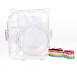 For FUJIFILM Instax mini 12 Crystal Hard Case Camera Bag with Shoulder Strap, For FUJIFILM Instax mini 12