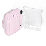 For FUJIFILM Instax mini 12 Crystal Hard Case Camera Bag with Shoulder Strap, For FUJIFILM Instax mini 12