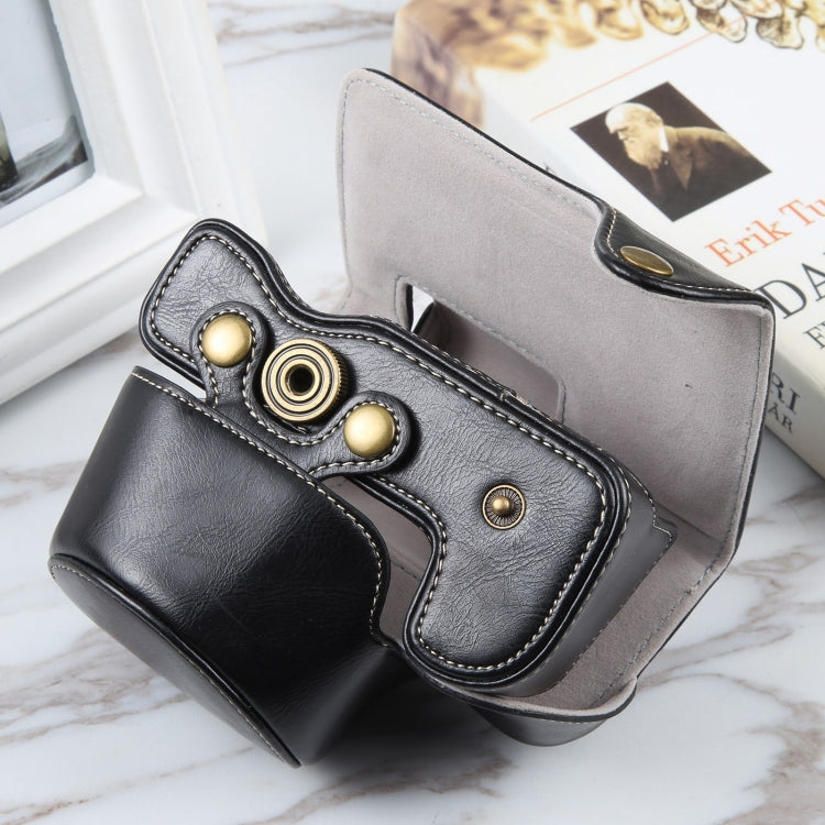 For Nikon Z50 / Z30 Camera Full Body Magnetic Leather Camera Case Bag with Strap