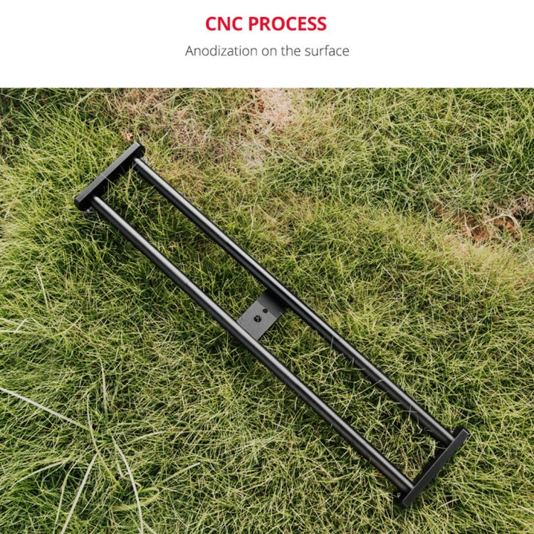 YELANGU YLG0119A 60cm Splicing Slide Rail Track + Trolley Rail Buckle for SLR Cameras / Video Cameras, 60cm Rail Track + Rail Buckle