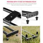 YELANGU YLG0119A 60cm Splicing Slide Rail Track + Trolley Rail Buckle for SLR Cameras / Video Cameras, 60cm Rail Track + Rail Buckle