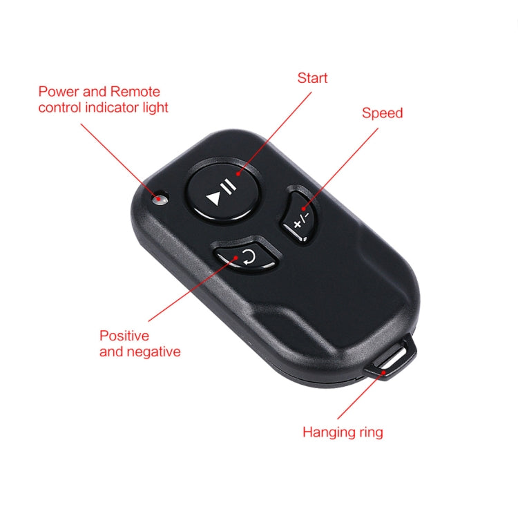 YELANGU L4X Camera 3-wheel Dolly II Electric Track Slider 3-Wheel Video Pulley Rolling Dolly Car with Remote Control for DSLR / Home DV Cameras, GoPro, Smartphones, Load: 3kg, L4X Dolly Car Grey