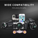 YELANGU L4X Camera 3-wheel Dolly II Electric Track Slider 3-Wheel Video Pulley Rolling Dolly Car with Remote Control for DSLR / Home DV Cameras, GoPro, Smartphones, Load: 3kg, L4X Dolly Car Grey