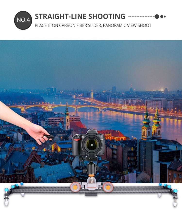 YELANGU L4X Camera 3-wheel Dolly II Electric Track Slider 3-Wheel Video Pulley Rolling Dolly Car with Remote Control for DSLR / Home DV Cameras, GoPro, Smartphones, Load: 3kg, L4X Dolly Car Grey